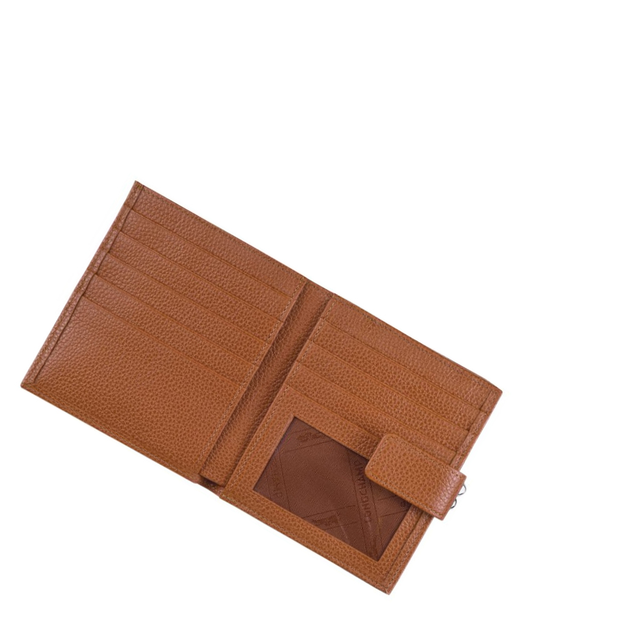 Longchamp Le Foulonné Portefeuille Dames Bruin | NL-GH38059