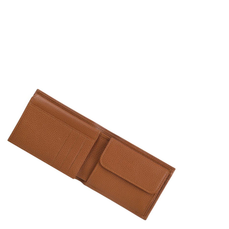 Longchamp Le Foulonné Portefeuille Dames Bruin | NL-SN02864