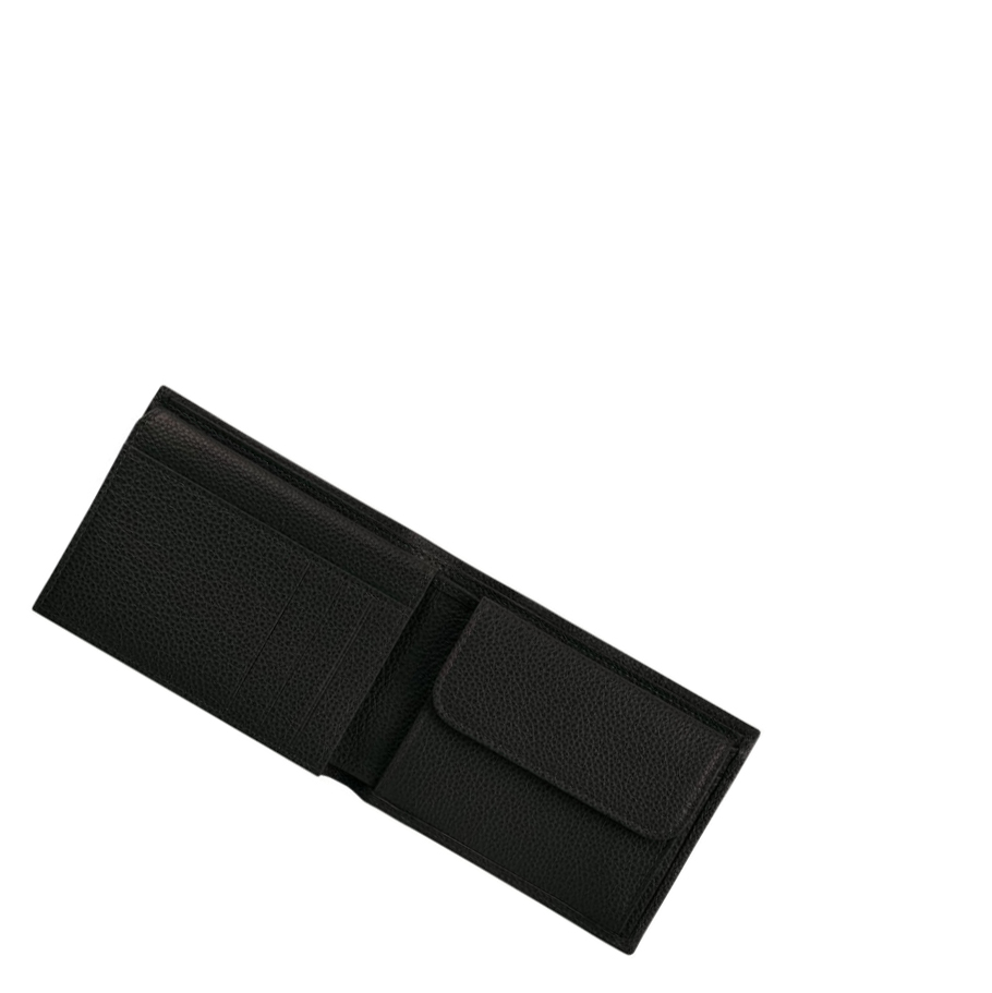 Longchamp Le Foulonné Portefeuille Heren Zwart | NL-IY83971