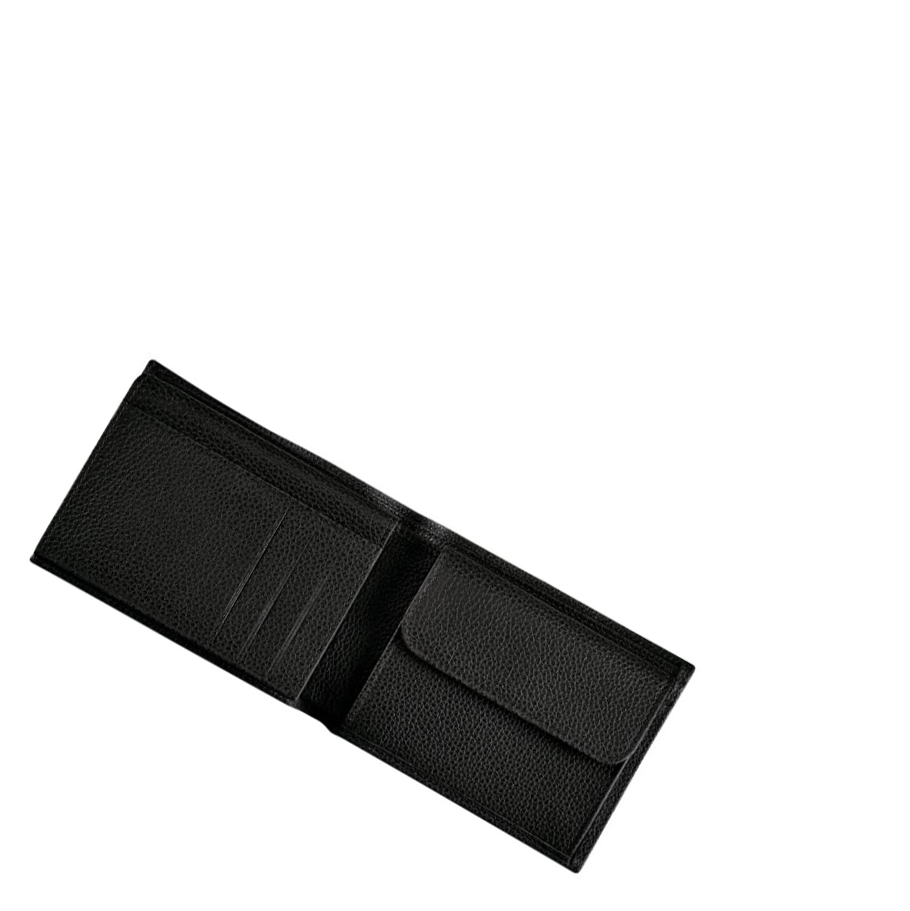 Longchamp Le Foulonné Portefeuille Heren Zwart | NL-IY83971