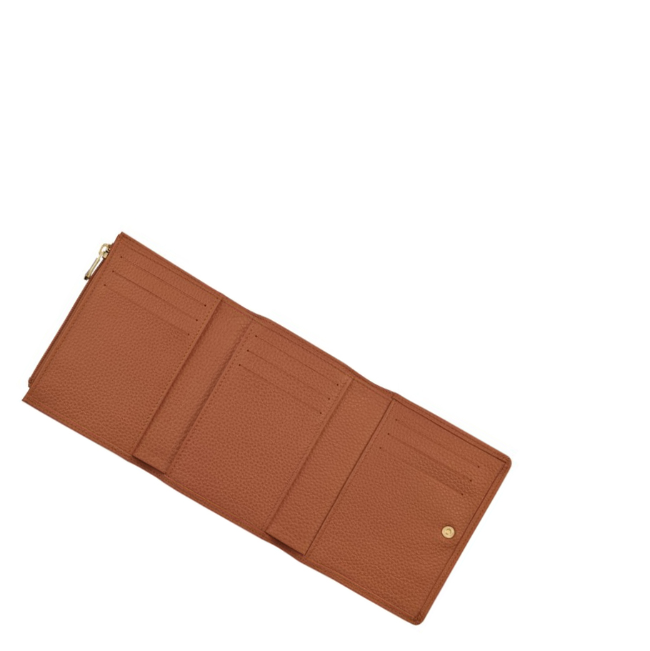 Longchamp Le Foulonné Portefeuille Heren Bruin | NL-NL75321