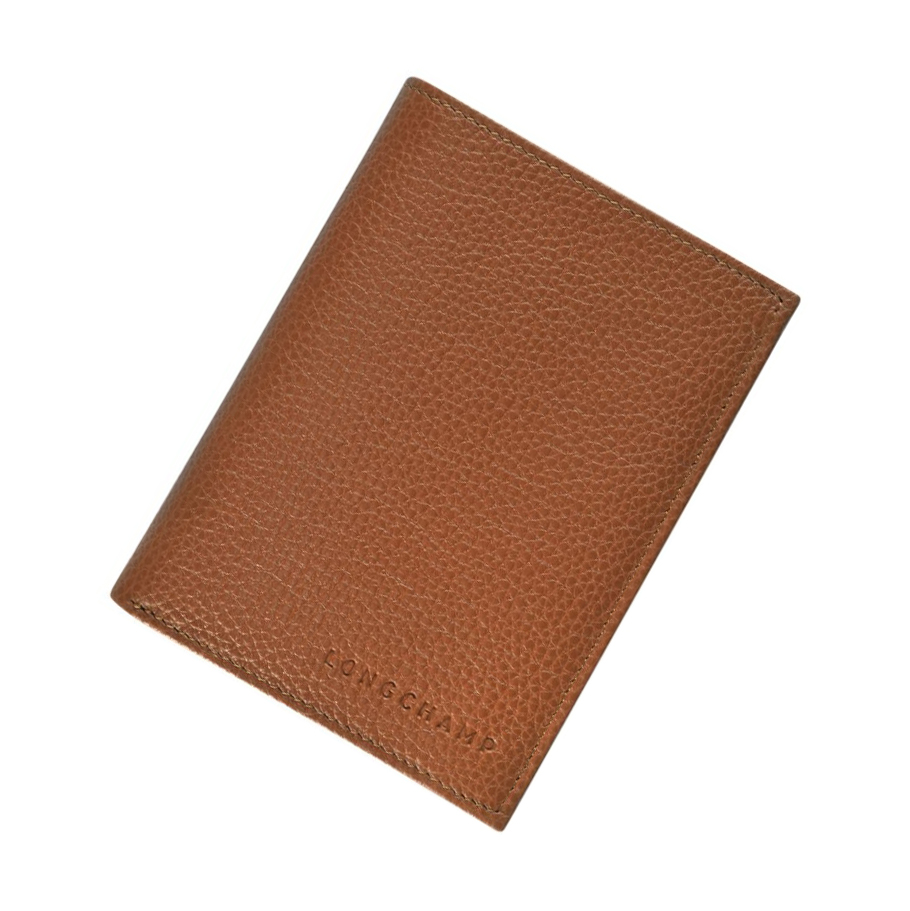 Longchamp Le Foulonné Portefeuille Heren Bruin | NL-PY02539