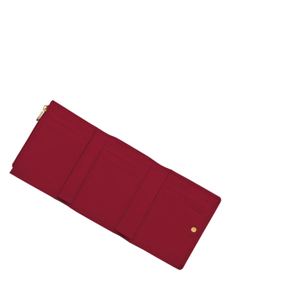 Longchamp Le Foulonné Portefeuille Heren Rood | NL-QC05182