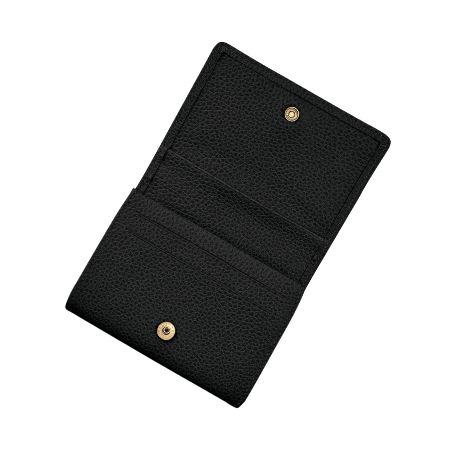 Longchamp Le Foulonné Portemonnee Dames Zwart | NL-FJ69710