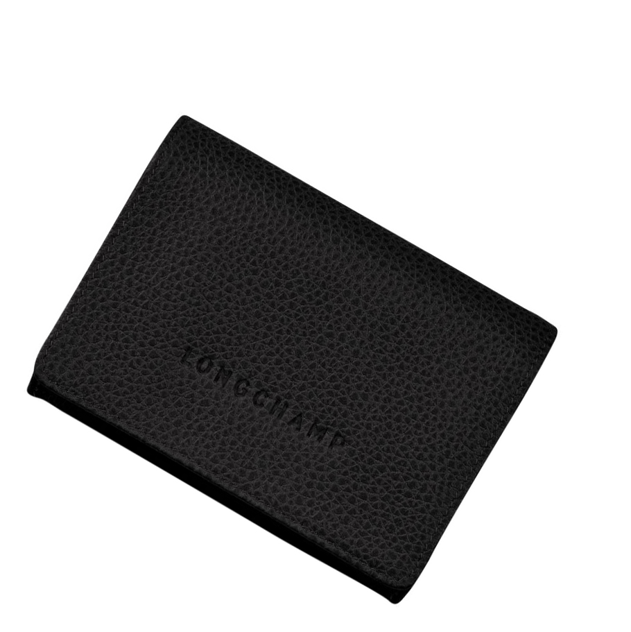 Longchamp Le Foulonné Portemonnee Dames Zwart | NL-FJ69710