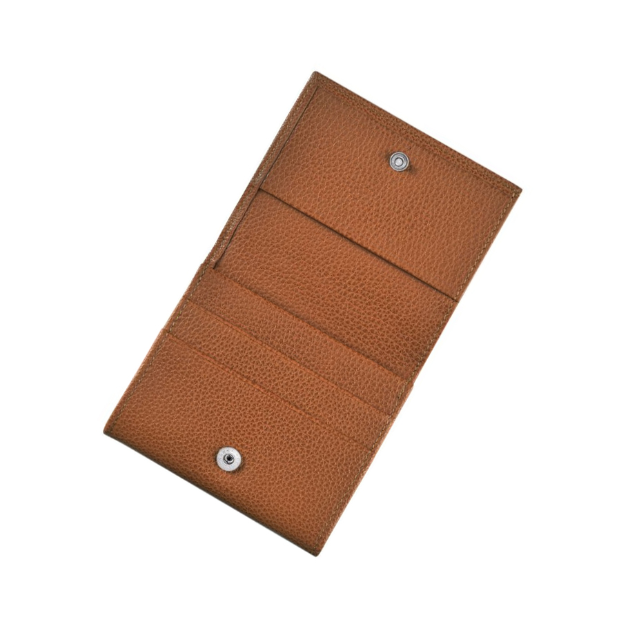 Longchamp Le Foulonné Portemonnee Dames Bruin | NL-HE20458