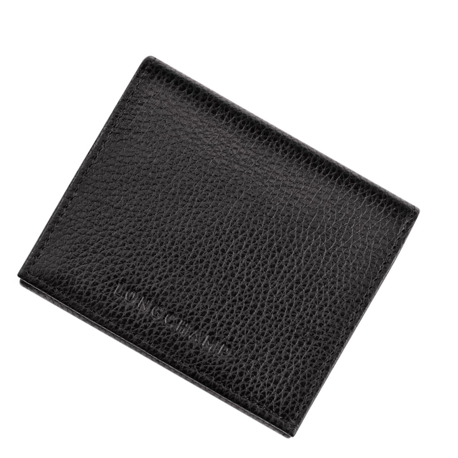 Longchamp Le Foulonné Portemonnee Dames Zwart | NL-LS09258