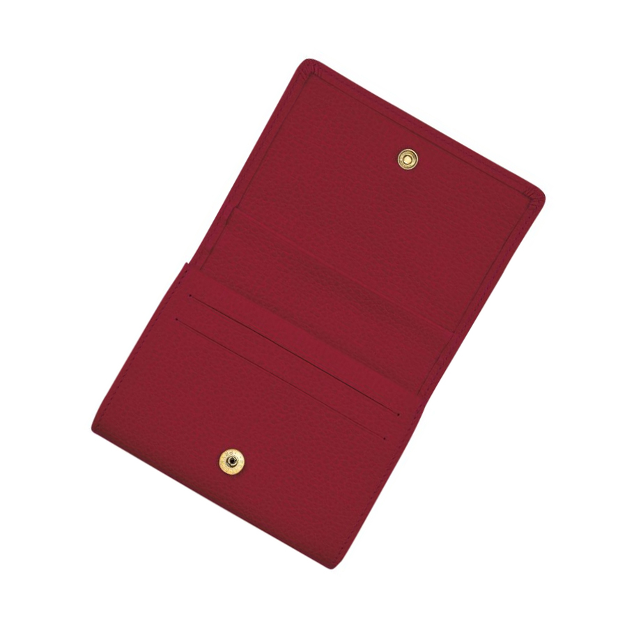 Longchamp Le Foulonné Portemonnee Dames Rood | NL-OF13957