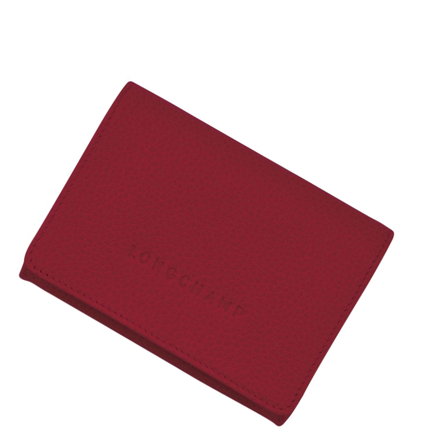 Longchamp Le Foulonné Portemonnee Dames Rood | NL-OF13957
