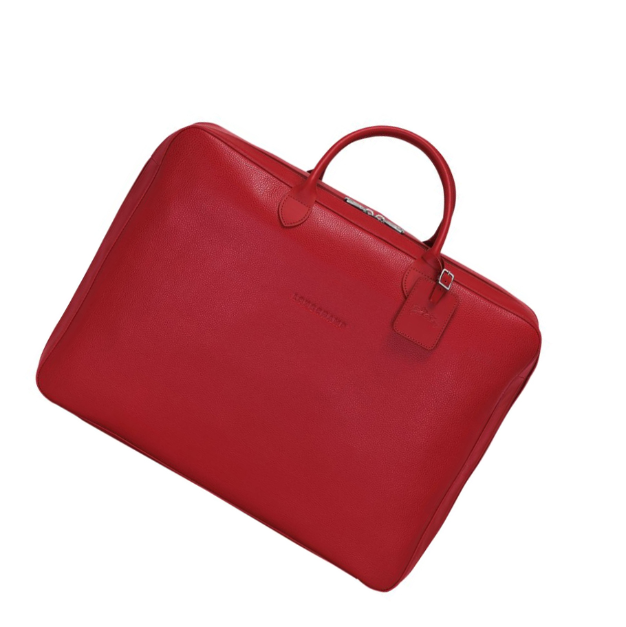 Longchamp Le Foulonné Reistas Dames Rood | NL-IQ04978