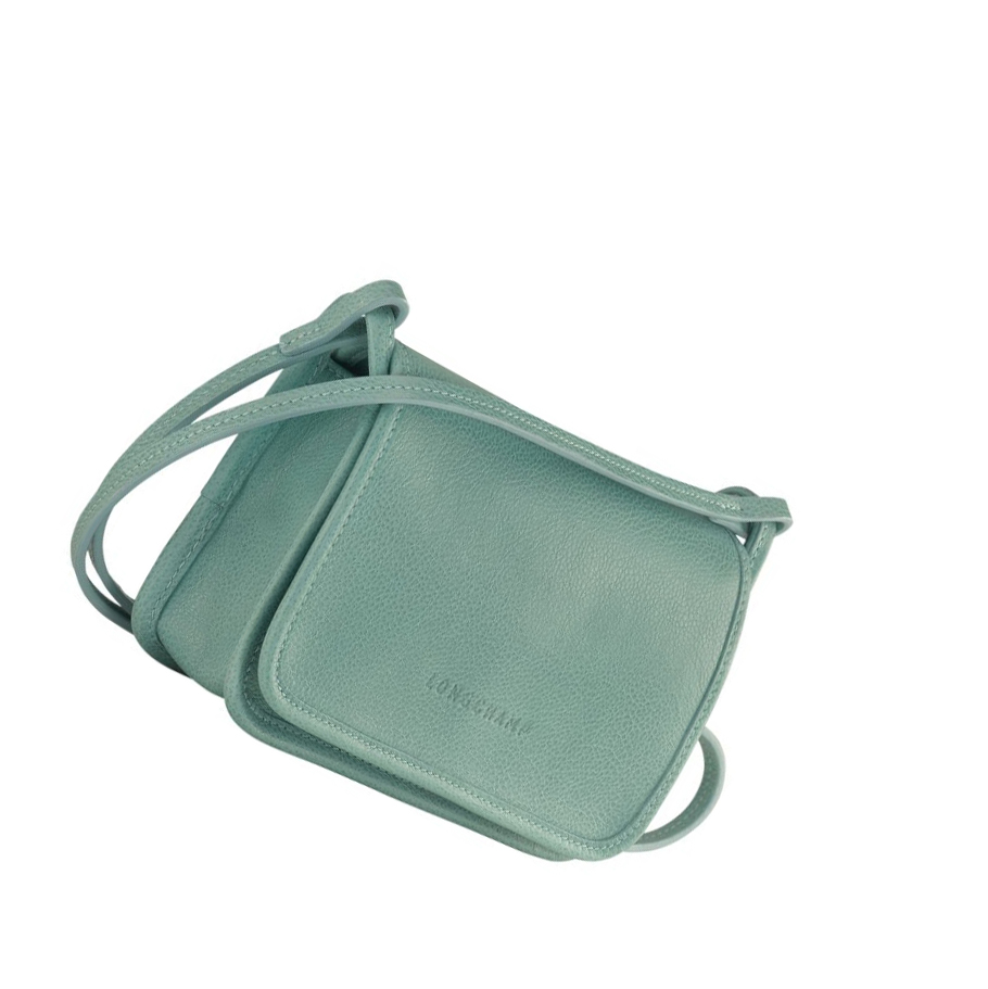 Longchamp Le Foulonné Rits Rond Portemonnee Dames Blauw | NL-FJ36459