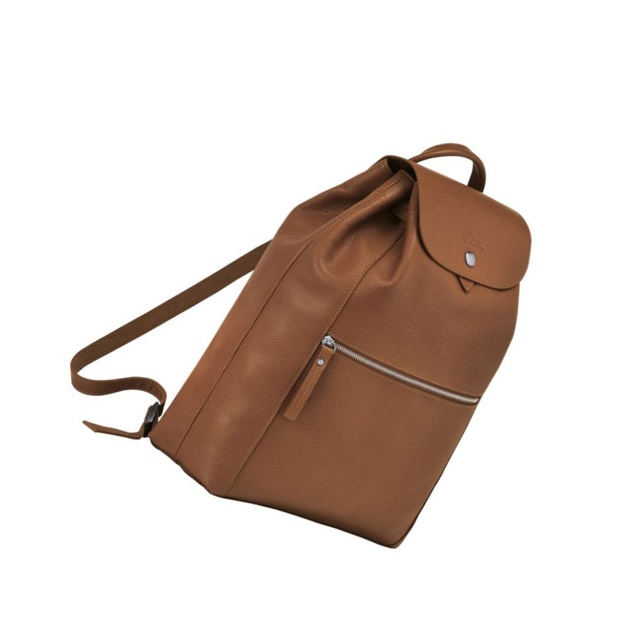 Longchamp Le Foulonné Rugzak Dames Bruin | NL-FI25069