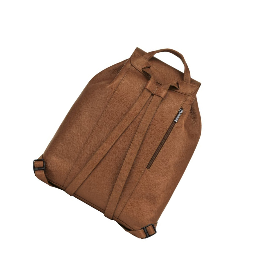 Longchamp Le Foulonné Rugzak Dames Bruin | NL-FI25069