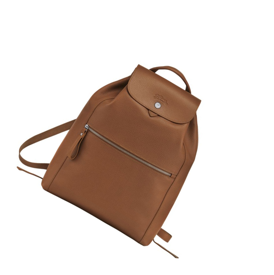 Longchamp Le Foulonné Rugzak Dames Bruin | NL-FI25069