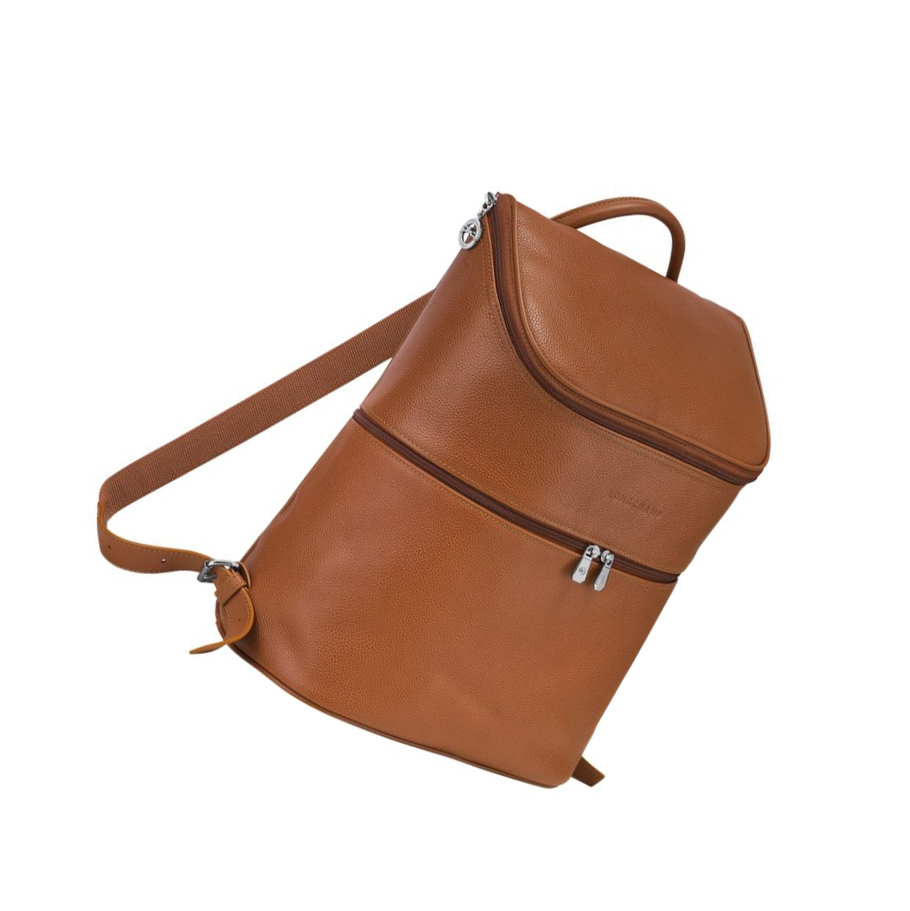 Longchamp Le Foulonné Rugzak Dames Bruin | NL-KI21540