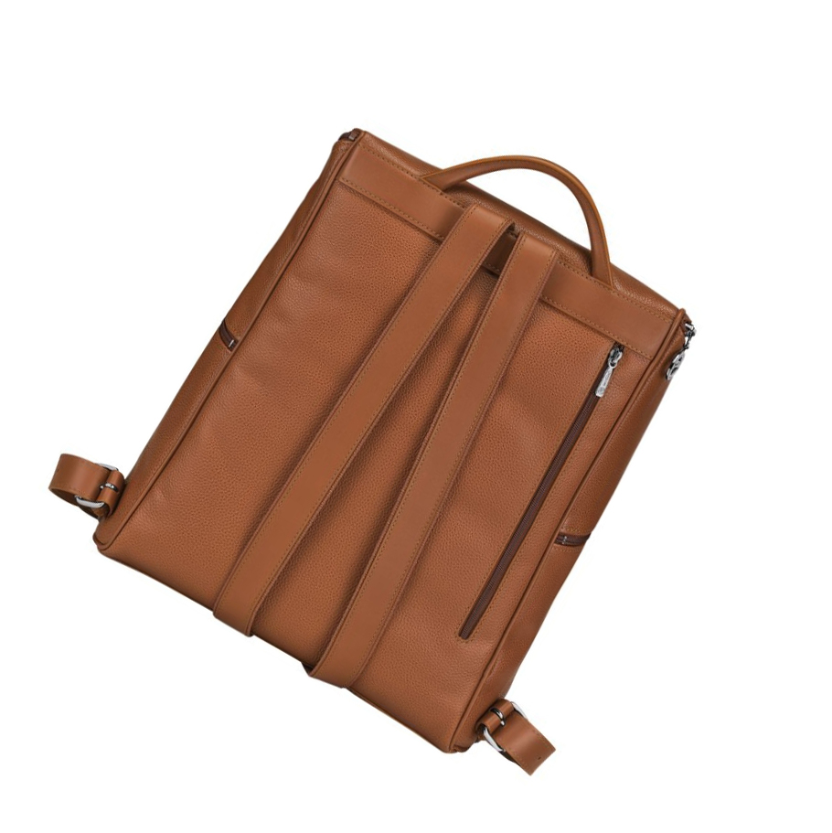 Longchamp Le Foulonné Rugzak Dames Bruin | NL-KI21540