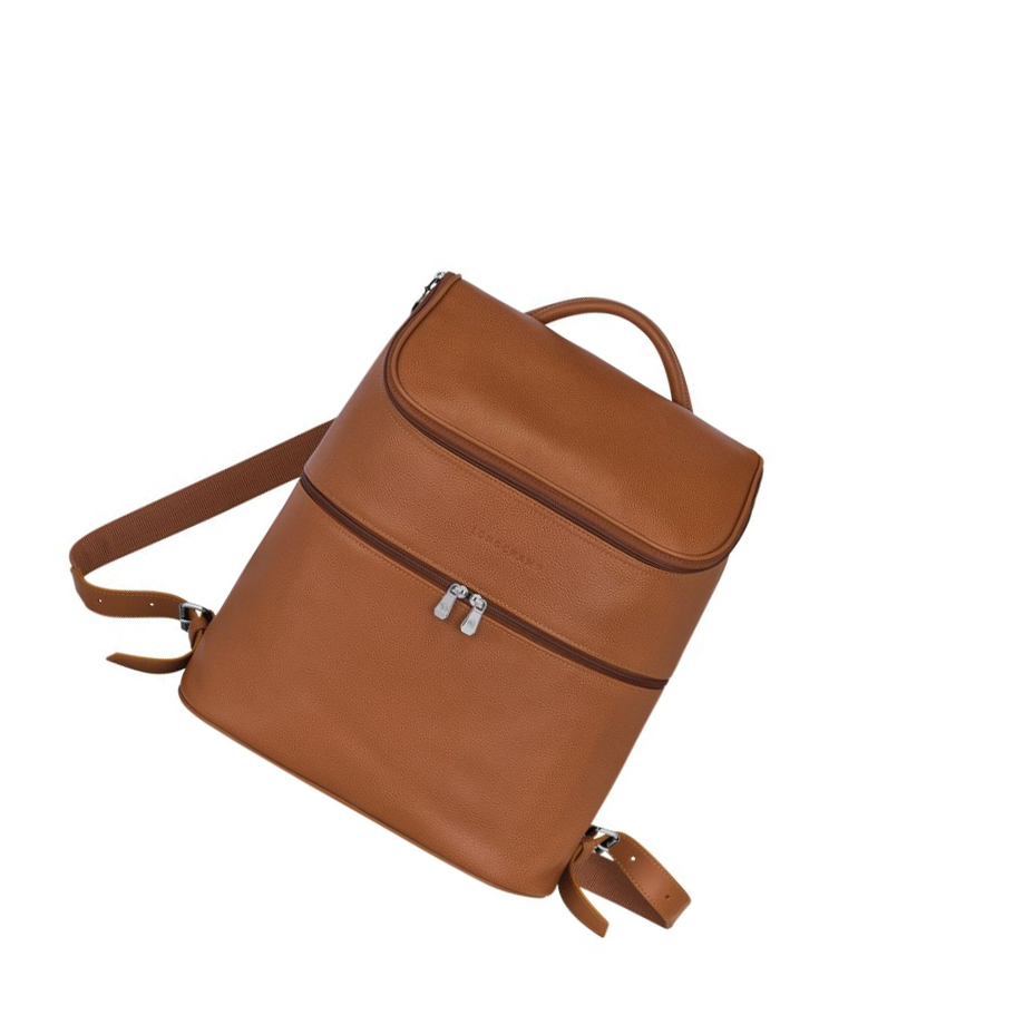 Longchamp Le Foulonné Rugzak Dames Bruin | NL-KI21540