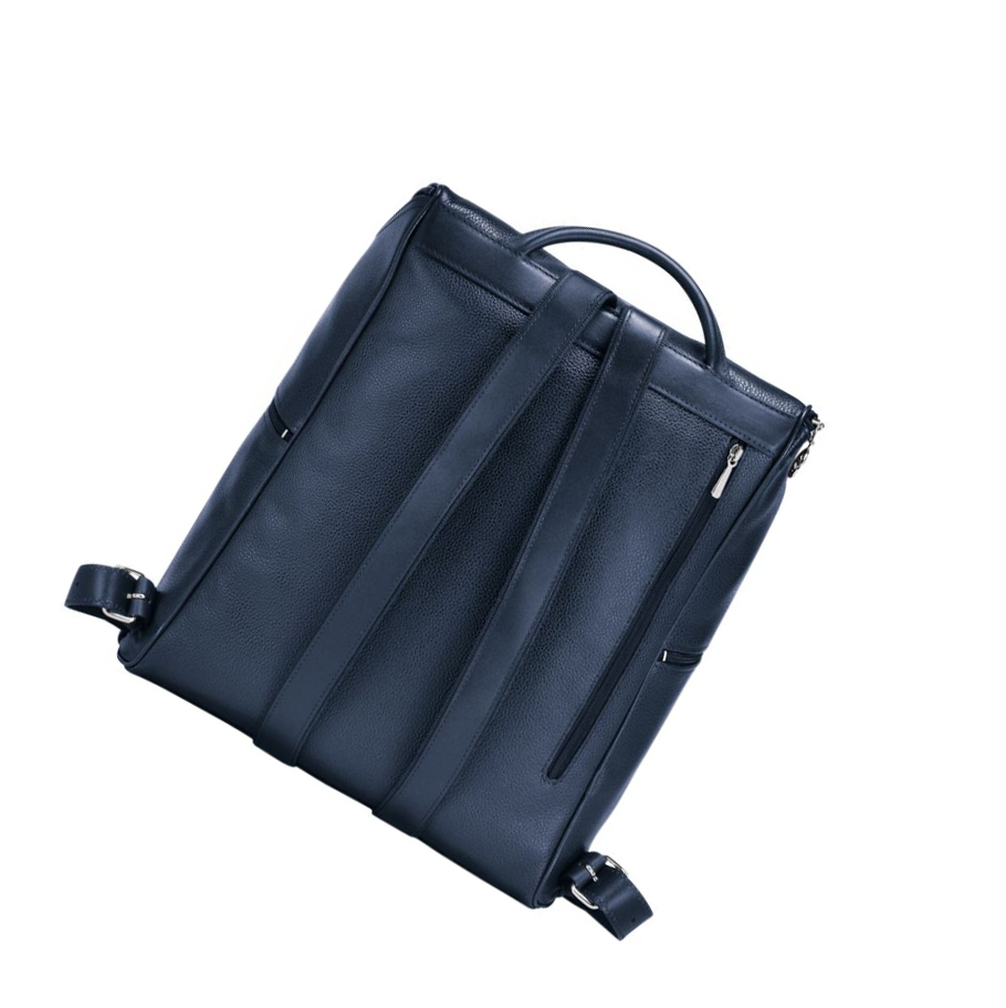 Longchamp Le Foulonné Rugzak Dames Donkerblauw | NL-UP18539