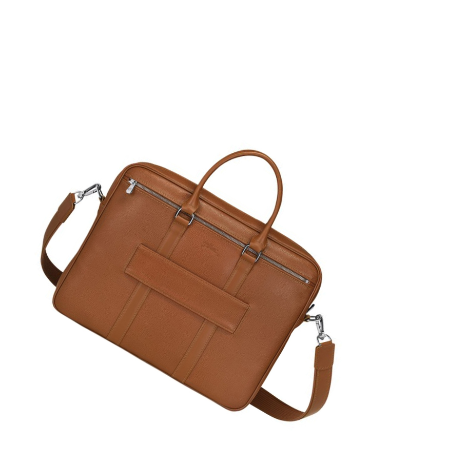 Longchamp Le Foulonné S Aktetas Dames Bruin | NL-OW83762