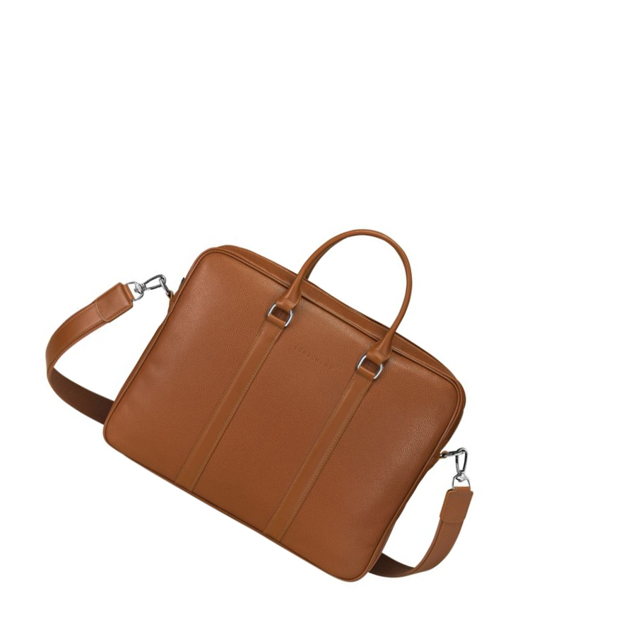 Longchamp Le Foulonné S Aktetas Dames Bruin | NL-OW83762