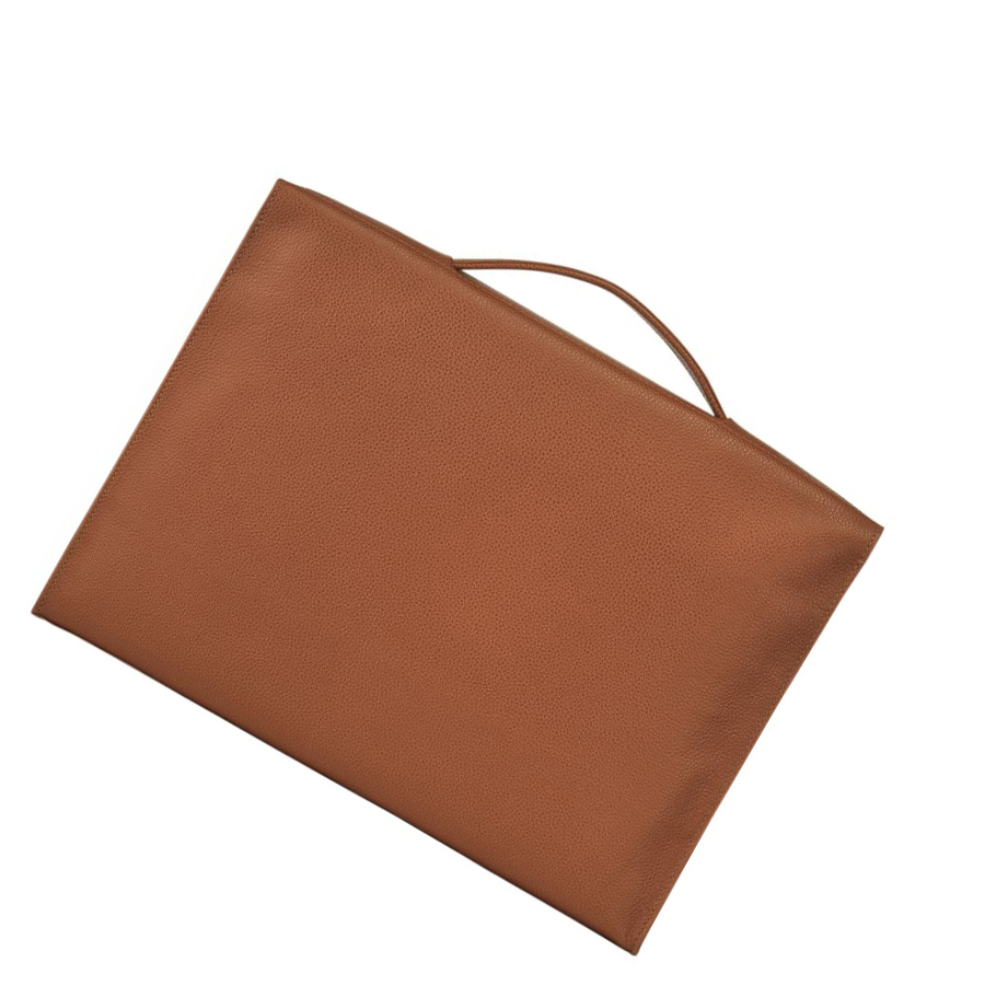 Longchamp Le Foulonné S Aktetas Dames Bruin | NL-TL74281
