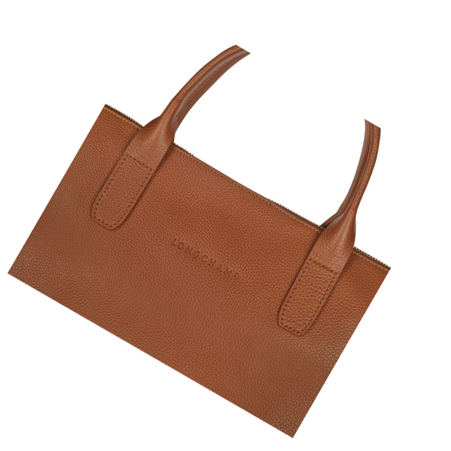 Longchamp Le Foulonné S Aktetas Dames Bruin | NL-XN36428