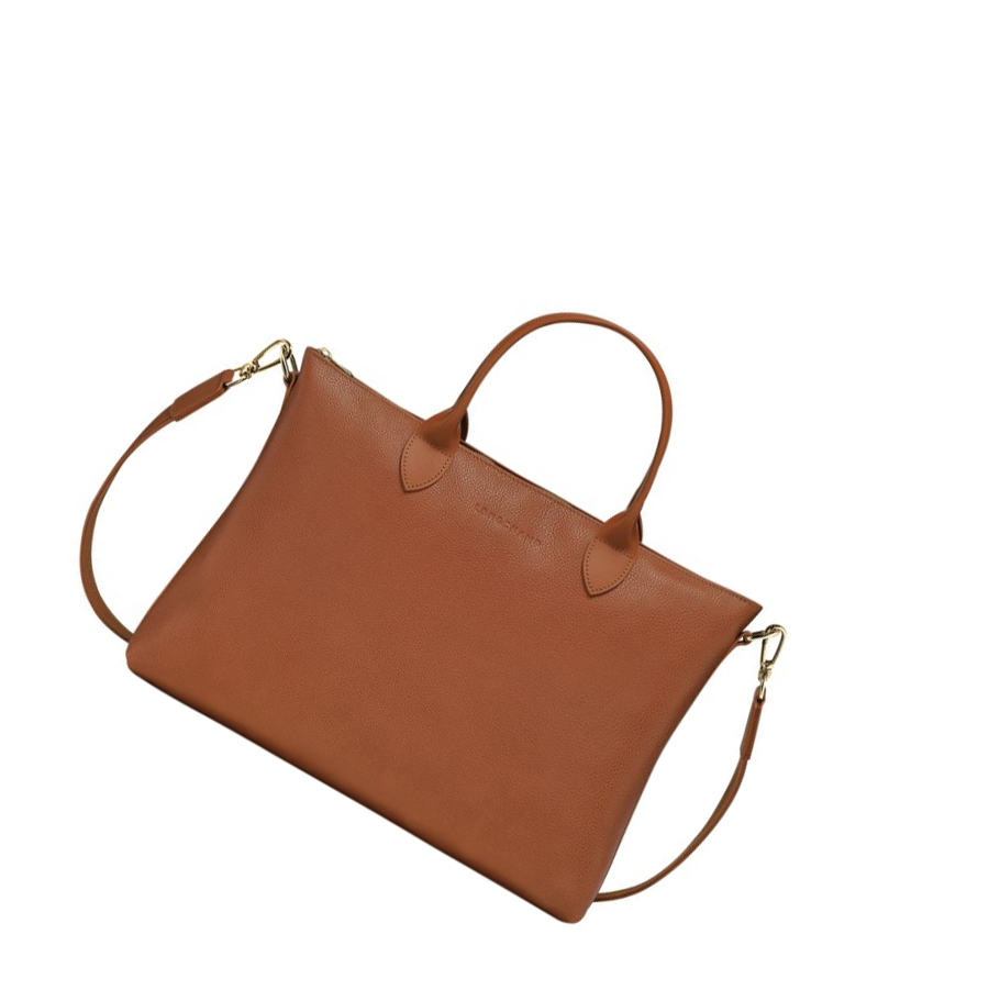 Longchamp Le Foulonné S Aktetas Dames Bruin | NL-XN36428