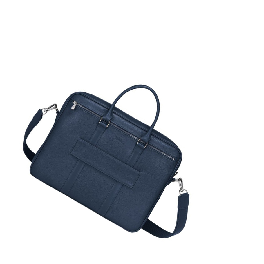 Longchamp Le Foulonné S Aktetas Dames Donkerblauw | NL-OR24375