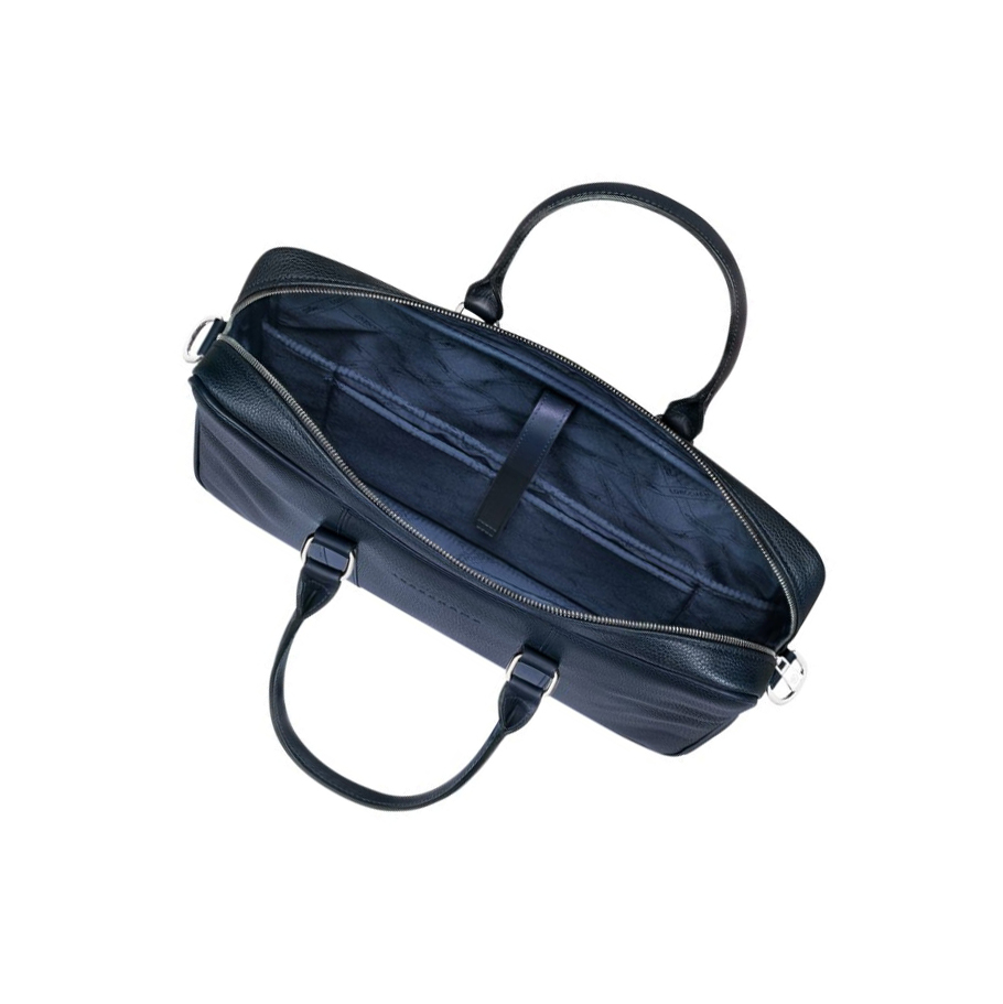 Longchamp Le Foulonné S Aktetas Dames Donkerblauw | NL-OR24375