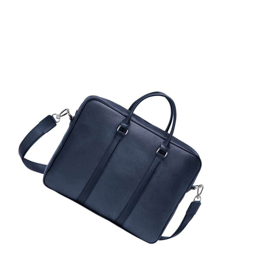 Longchamp Le Foulonné S Aktetas Dames Donkerblauw | NL-OR24375