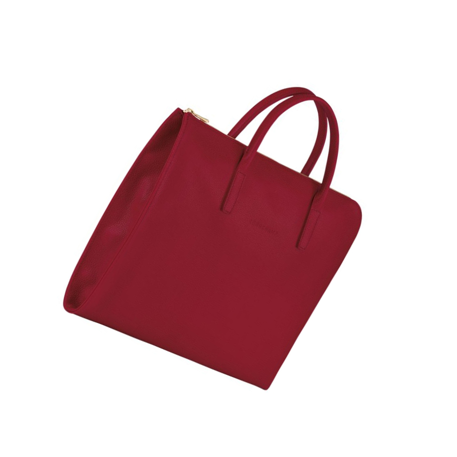 Longchamp Le Foulonné S Aktetas Dames Rood | NL-MI02915