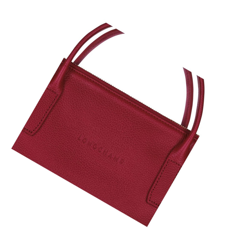 Longchamp Le Foulonné S Aktetas Dames Rood | NL-MI02915