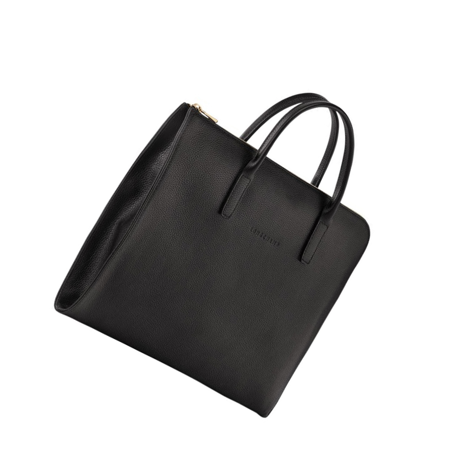 Longchamp Le Foulonné S Aktetas Dames Zwart | NL-FX72084