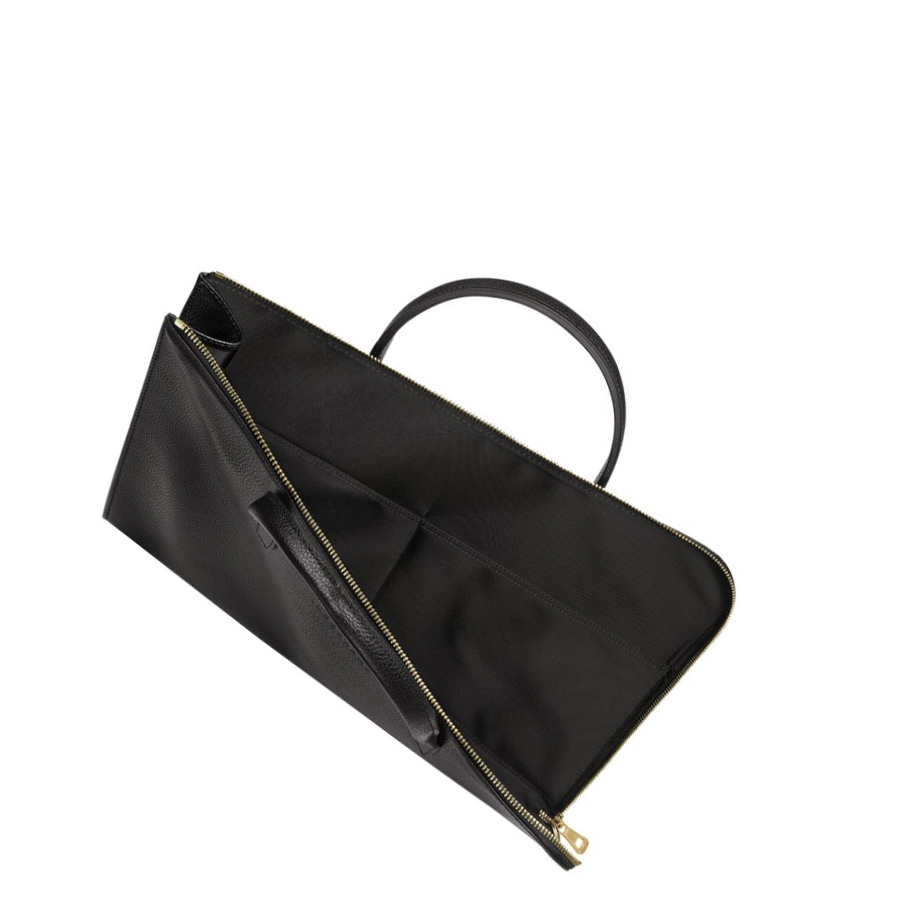 Longchamp Le Foulonné S Aktetas Dames Zwart | NL-FX72084