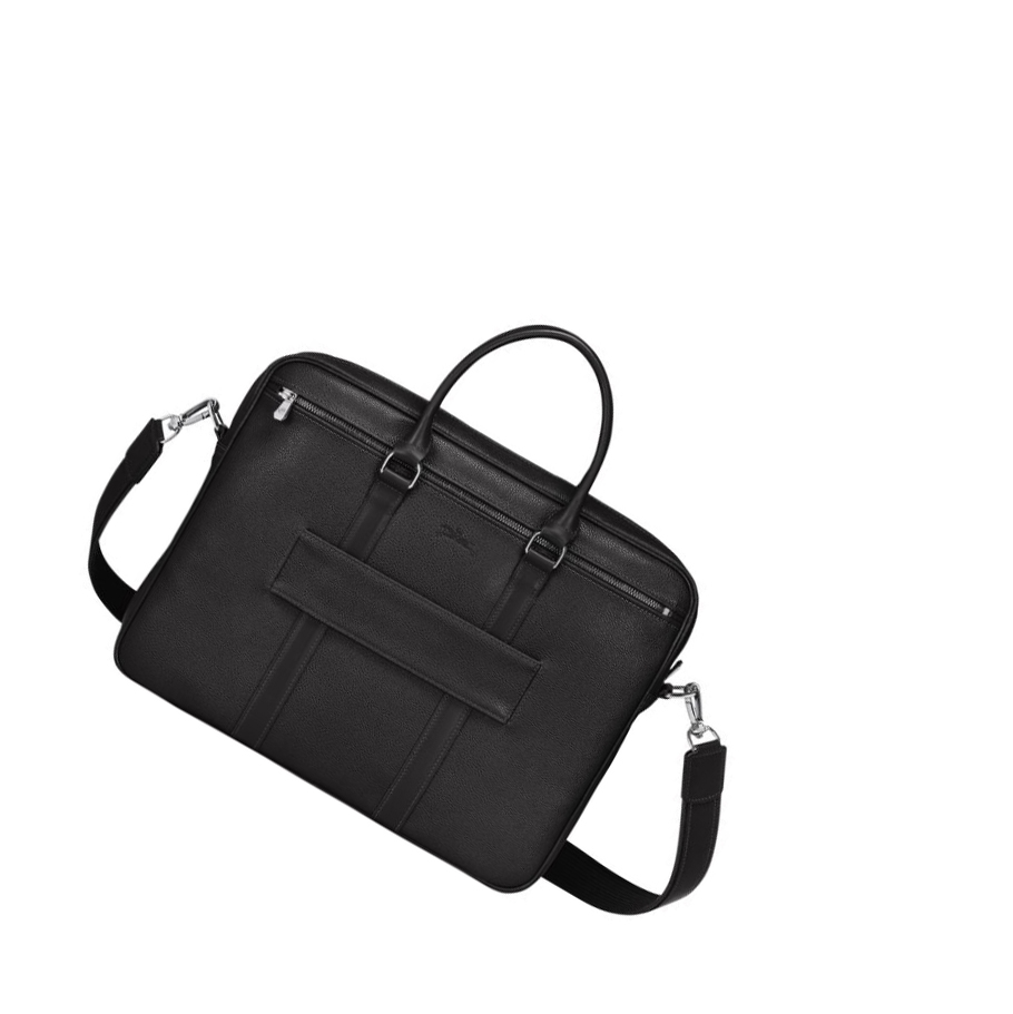 Longchamp Le Foulonné S Aktetas Dames Zwart | NL-MI39068