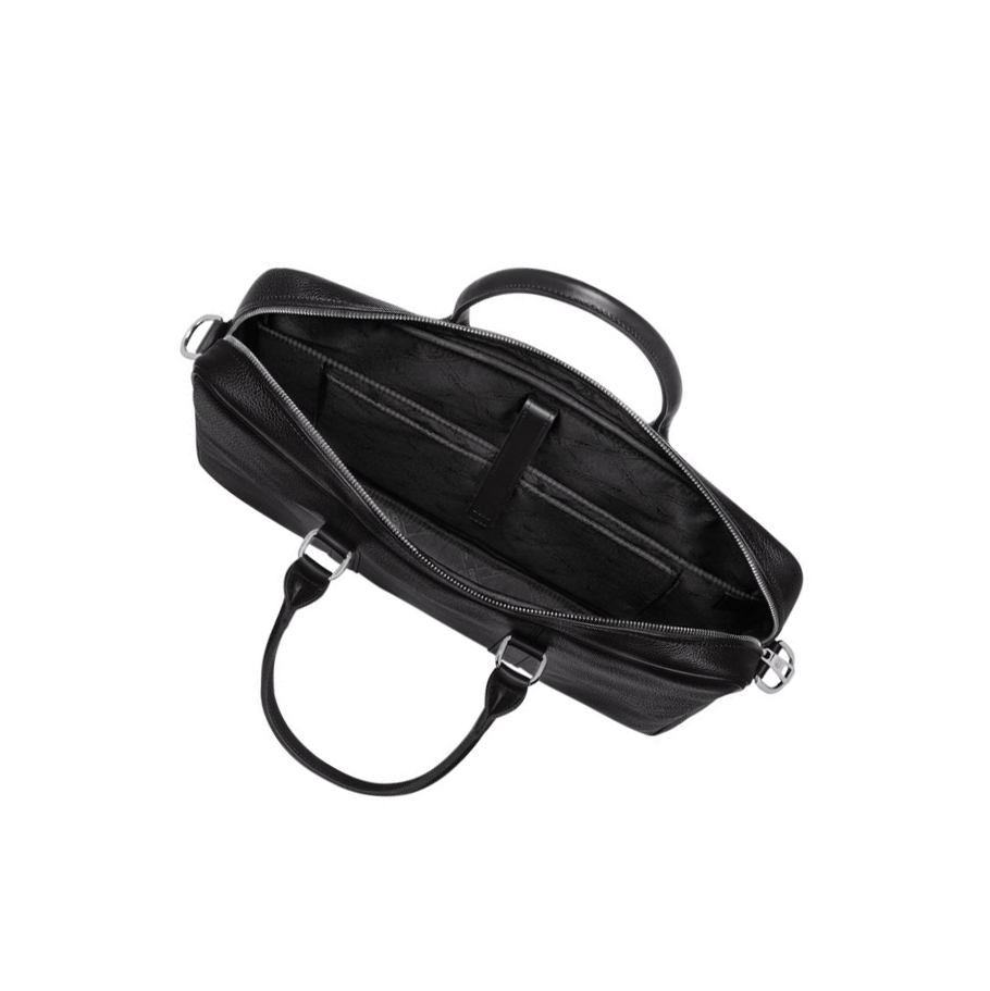Longchamp Le Foulonné S Aktetas Dames Zwart | NL-MI39068