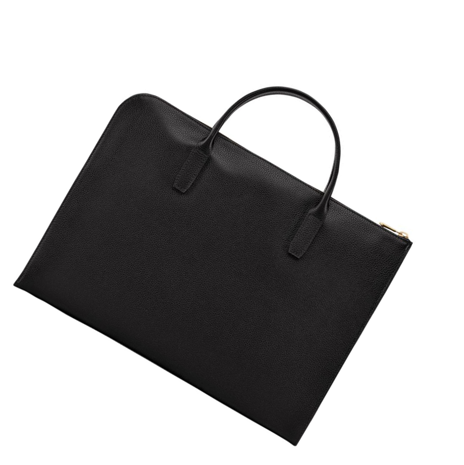 Longchamp Le Foulonné S Aktetas Heren Zwart | NL-TC04532