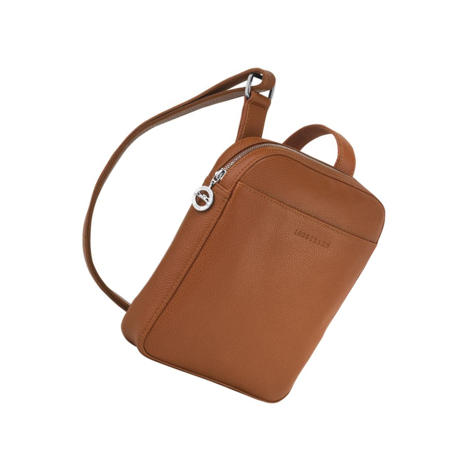 Longchamp Le Foulonné S Crossbodytassen Heren Bruin | NL-EA14293