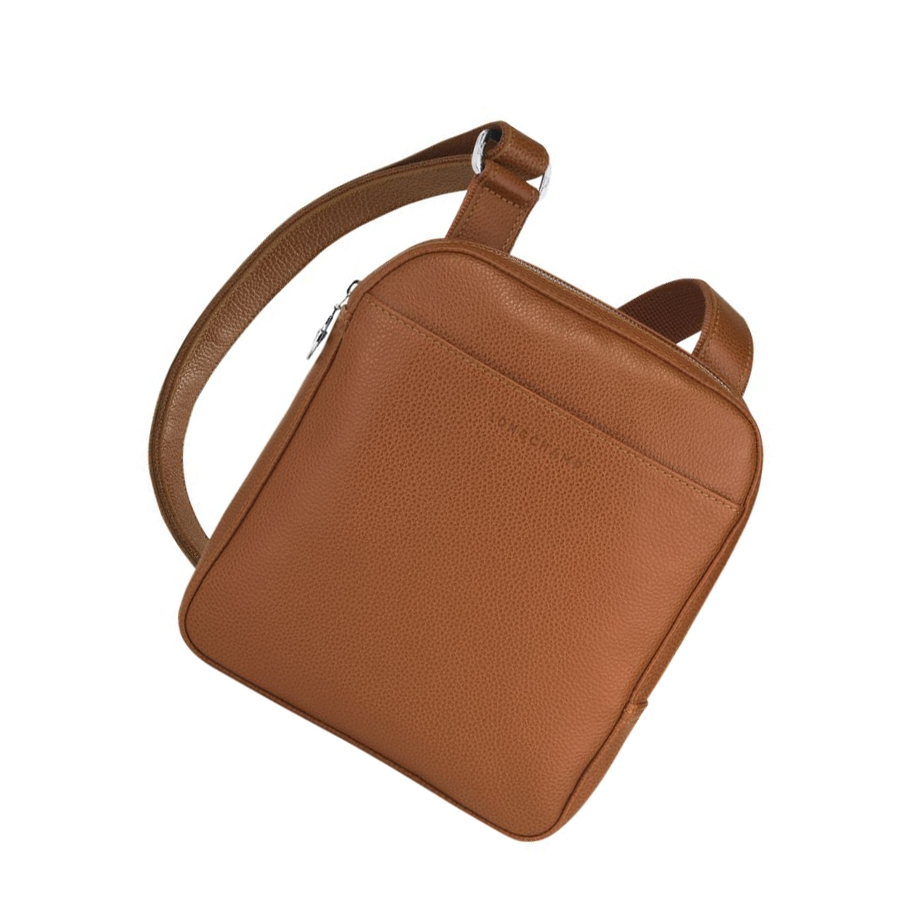 Longchamp Le Foulonné S Crossbodytassen Heren Bruin | NL-EA14293