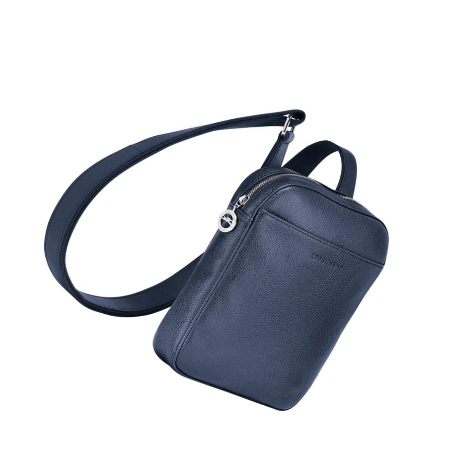 Longchamp Le Foulonné S Crossbodytassen Heren Donkerblauw | NL-QK93508