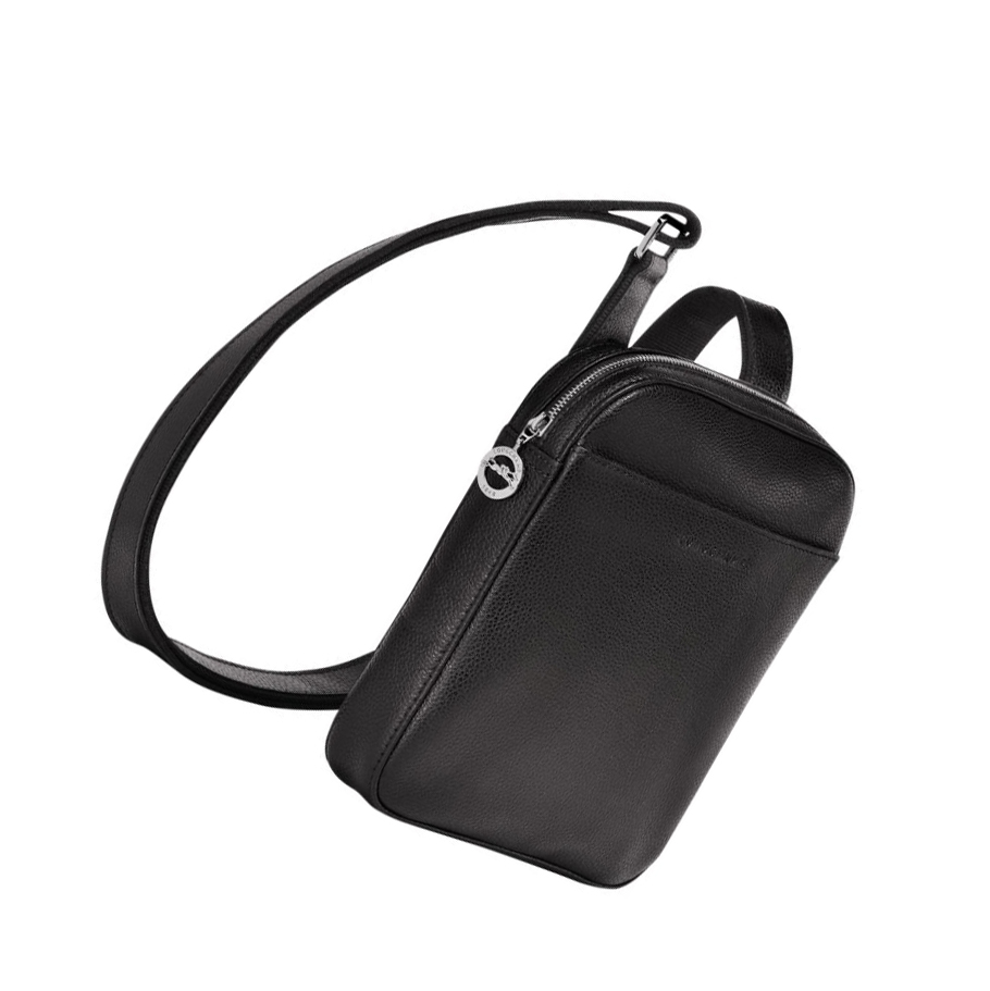 Longchamp Le Foulonné S Crossbodytassen Heren Zwart | NL-TD78406