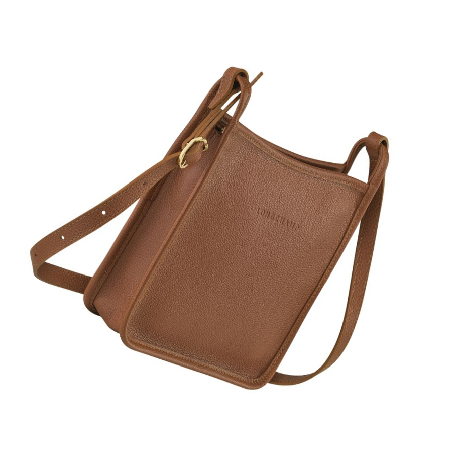 Longchamp Le Foulonné S Crossbodytassen Dames Bruin | NL-WN32698