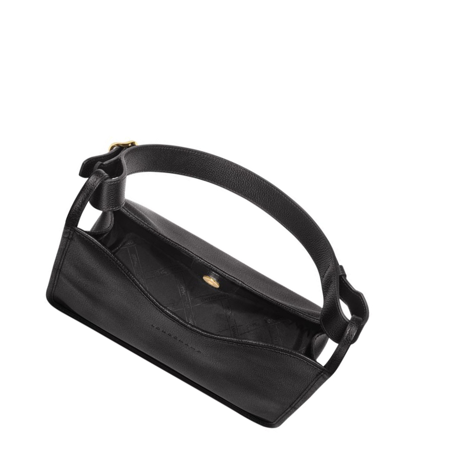 Longchamp Le Foulonné Schoudertassen Dames Zwart | NL-BZ19572