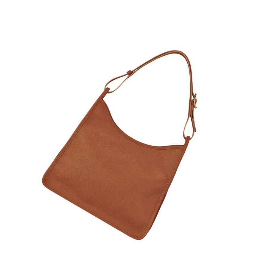 Longchamp Le Foulonné Schoudertassen Dames Bruin | NL-BZ52176