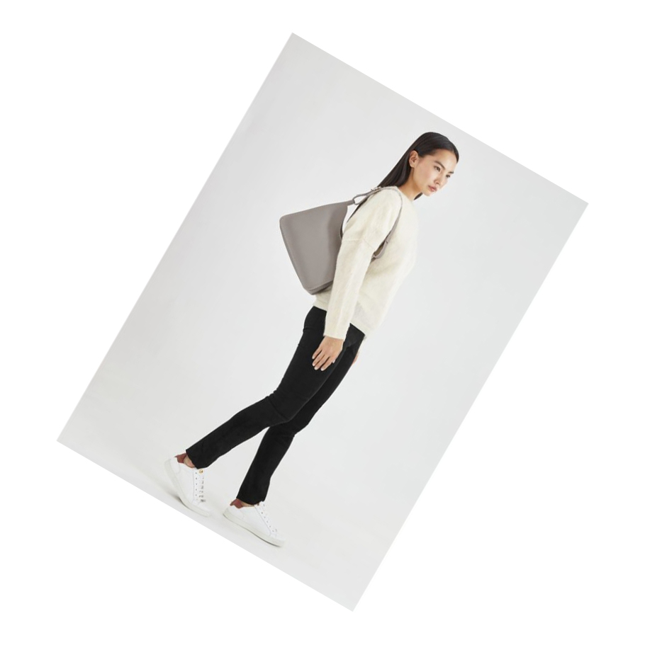 Longchamp Le Foulonné Schoudertassen Dames Grijs | NL-UR90374