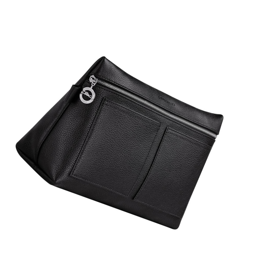Longchamp Le Foulonné Toilettas Dames Zwart | NL-ZP15908