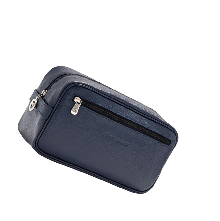 Longchamp Le Foulonné Toilettas Heren Donkerblauw | NL-CU05639