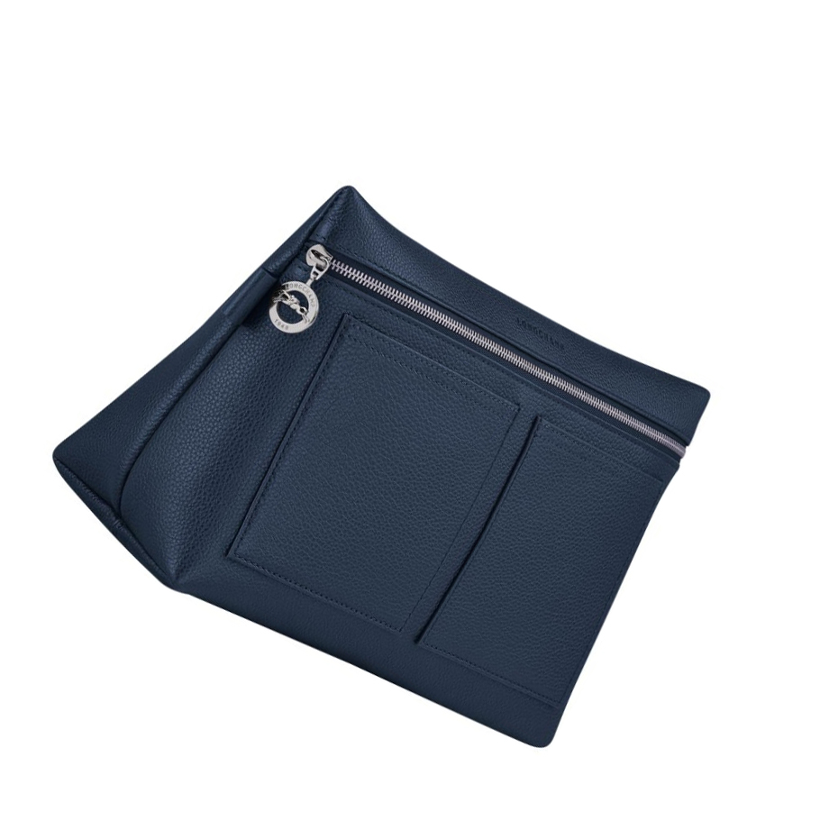 Longchamp Le Foulonné Toilettas Heren Donkerblauw | NL-GS57319