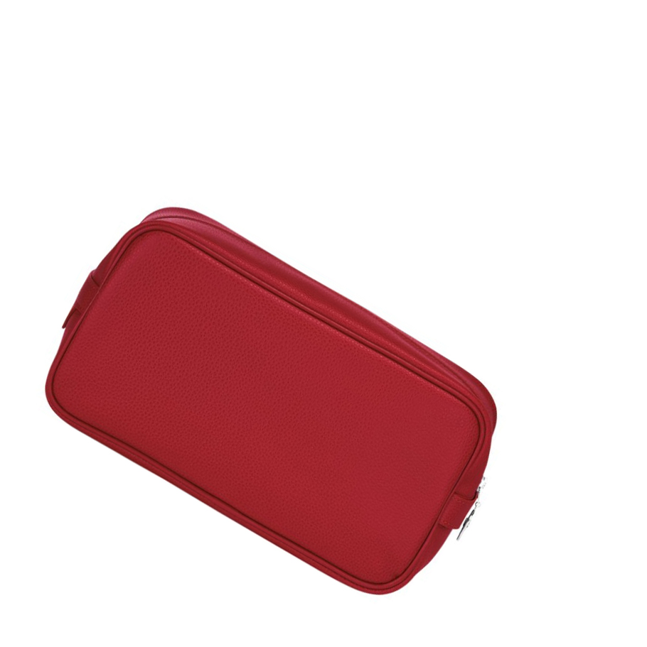 Longchamp Le Foulonné Toilettas Heren Rood | NL-QI03617