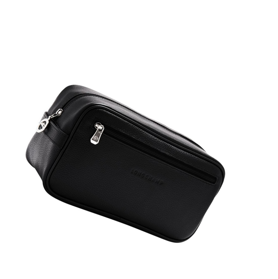 Longchamp Le Foulonné Toilettas Heren Zwart | NL-DH51687